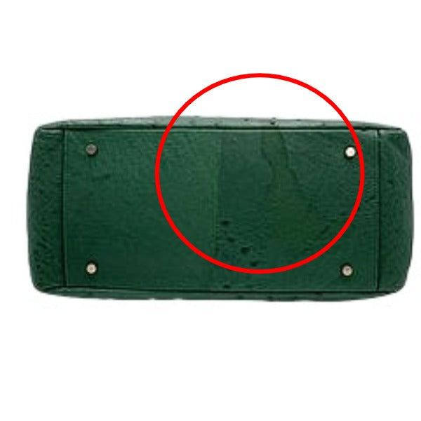 オーストリッチ ostrich ハンドバッグ
トートバッグ オーストリッチ グリーン 【SS】
【中古】