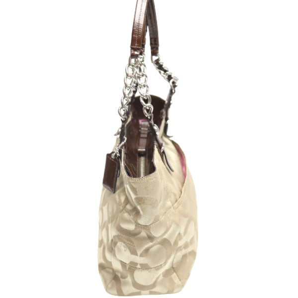 コーチ COACH ハンドバッグ
ハンドバッグ 馬車金具 シグネチャー キャンバス F14133 ベージュ 【SS】
【中古】