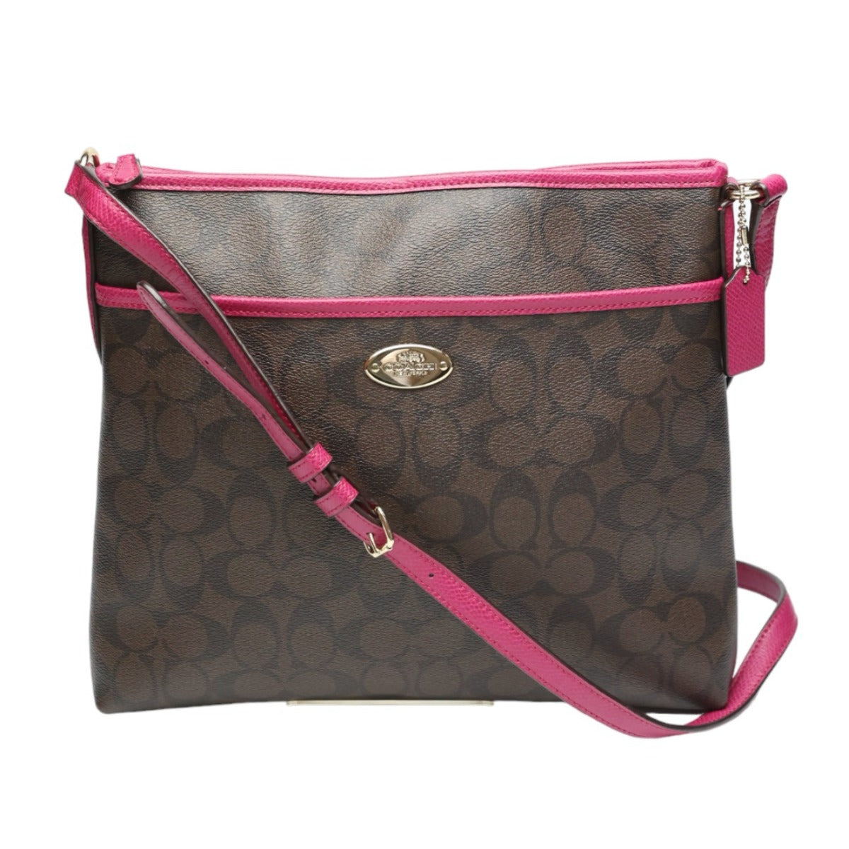 コーチ COACH ショルダーバッグ
ショルダーバッグ シグネチャー PVC F34938 ダークブラウン/ピンク 【SS】
【中古】