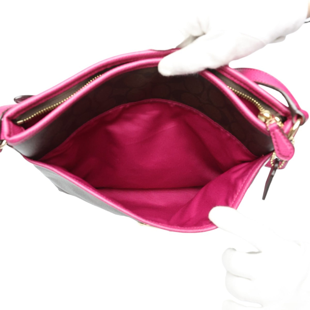 コーチ COACH ショルダーバッグ
ショルダーバッグ シグネチャー PVC F34938 ダークブラウン/ピンク 【SS】
【中古】