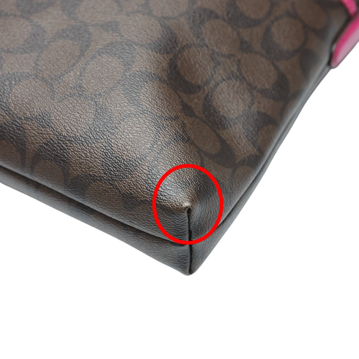 コーチ COACH ショルダーバッグ
ショルダーバッグ シグネチャー PVC F34938 ダークブラウン/ピンク 【SS】
【中古】