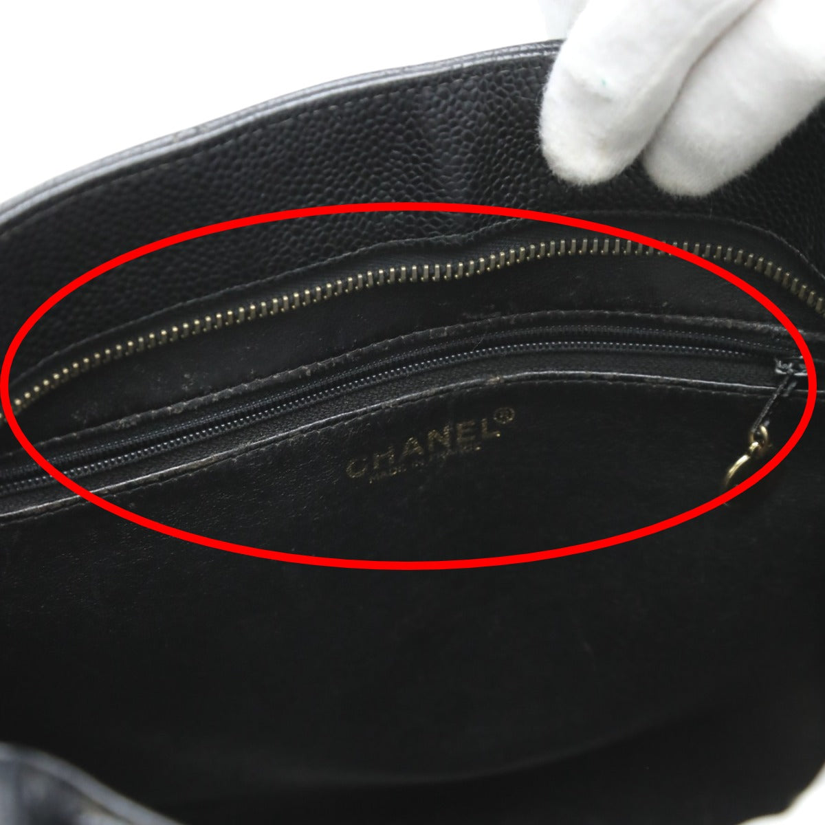 シャネル CHANEL トートバッグ
ハンドバッグ キャビアスキン 復刻トート マットキャビアスキン ブラック 【SS】
【中古】