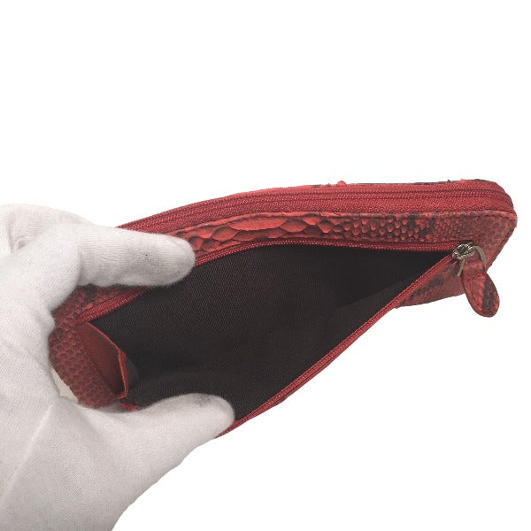 パイソン Python 長財布
長財布 L字ファスナー イタリー染 パイソン レッド 【SS】