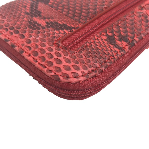 パイソン Python 長財布
長財布 L字ファスナー イタリー染 パイソン レッド 【SS】