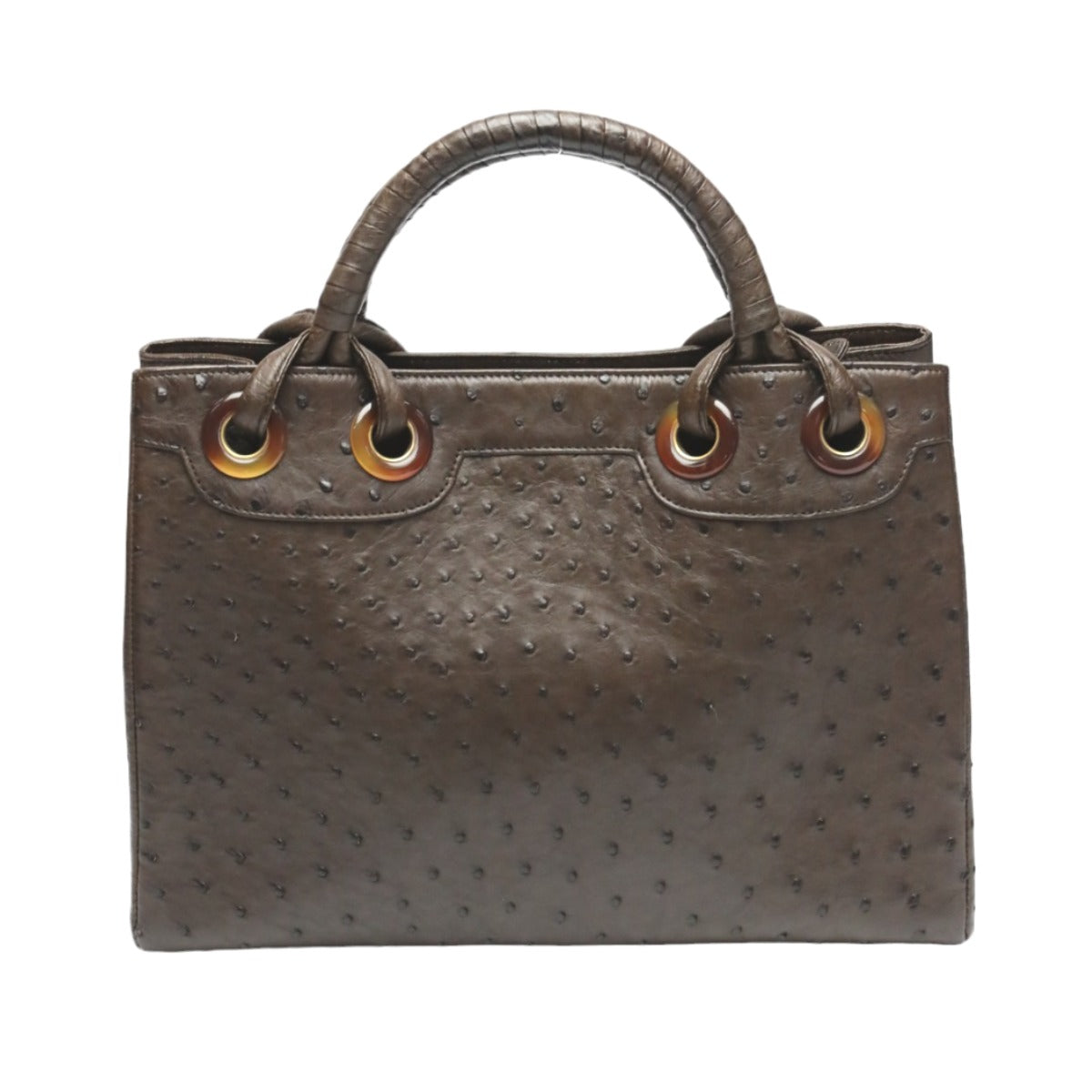 オーストリッチ ostrich ハンドバッグ
ハンドバッグ フルポイント オーストリッチ ブラウン 【H】
【中古】