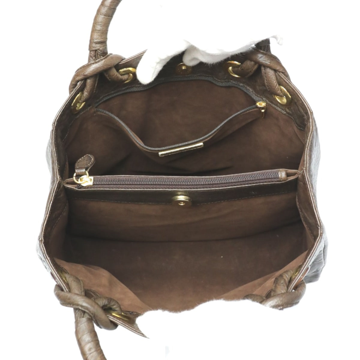 オーストリッチ ostrich ハンドバッグ
ハンドバッグ フルポイント オーストリッチ ブラウン 【H】
【中古】