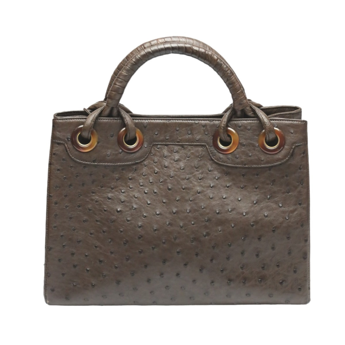 オーストリッチ ostrich ハンドバッグ
ハンドバッグ フルポイント オーストリッチ ブラウン 【H】
【中古】