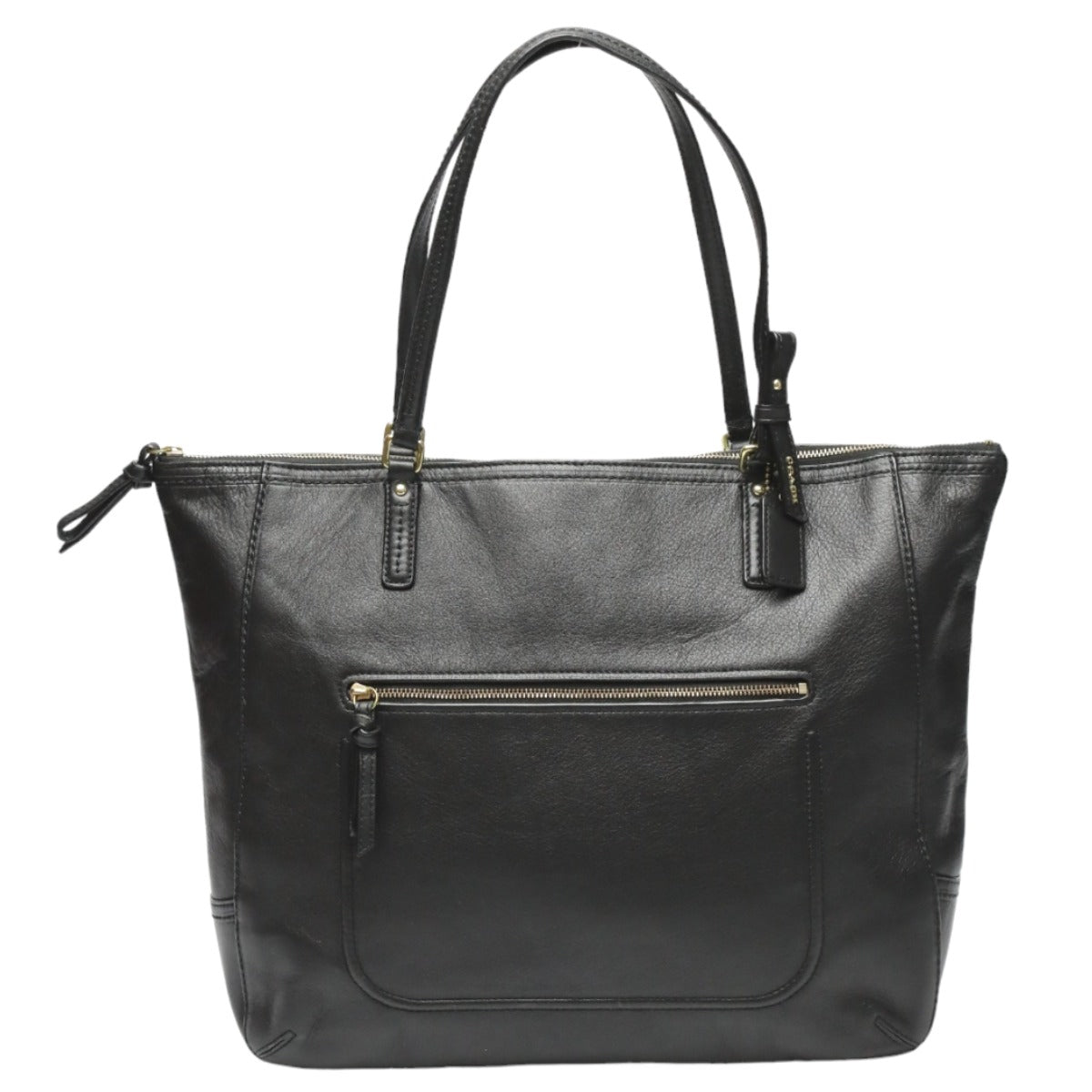 コーチ COACH トートバッグ
肩掛け ファスナートート ポピー レザー 25045 ブラック 【SS】
【中古】