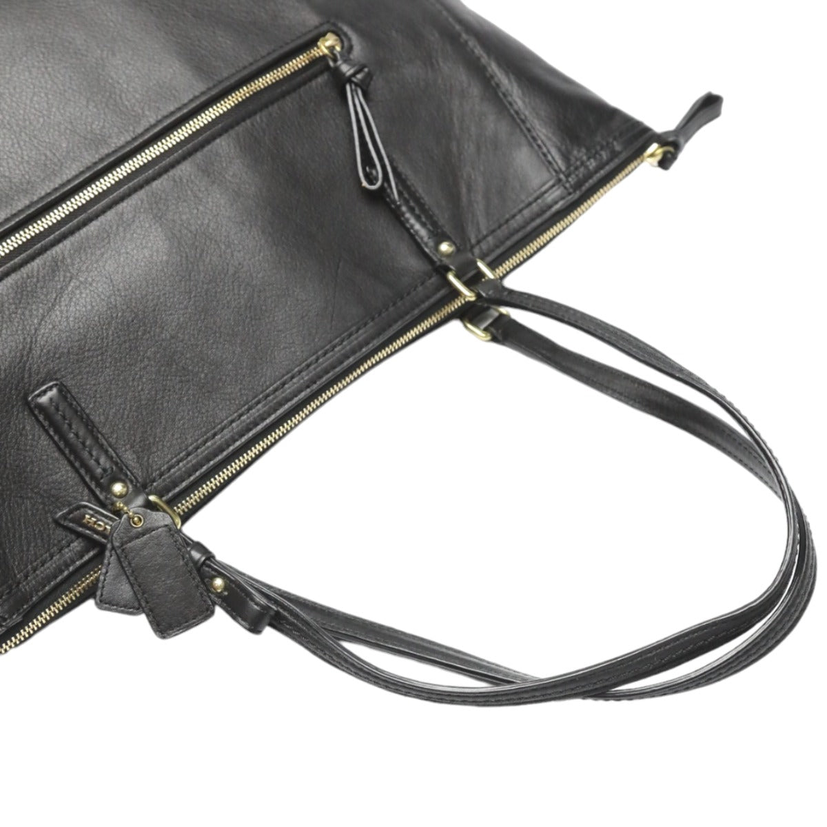 コーチ COACH トートバッグ
肩掛け ファスナートート ポピー レザー 25045 ブラック 【SS】
【中古】