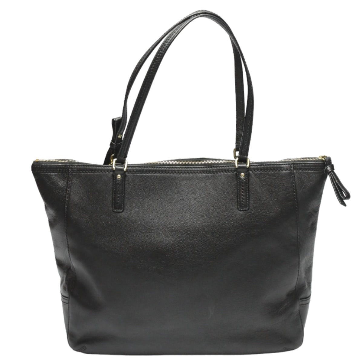 コーチ COACH トートバッグ
肩掛け ファスナートート ポピー レザー 25045 ブラック 【SS】
【中古】