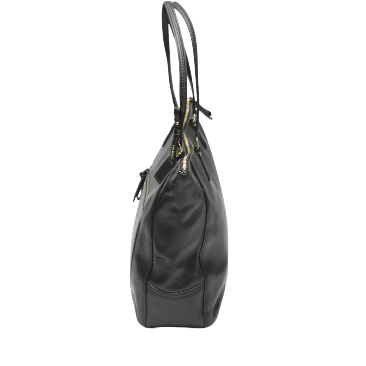 コーチ COACH トートバッグ
肩掛け ファスナートート ポピー レザー 25045 ブラック 【SS】
【中古】