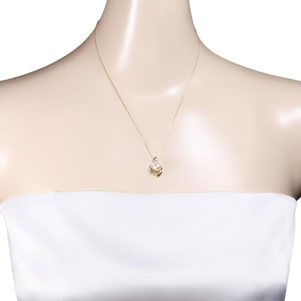 ネックレス
ダイヤ パール K18 K18イエローゴールド ネックレス イエローゴールド 【SS】
【中古】