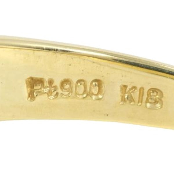 リング・指輪
ダイヤ0.17 PT900 K18 K18イエローゴールド リング ゴールド 【SS】
【中古】