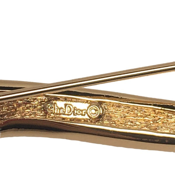 クリスチャンディオール Christian Dior ブローチ
回転ピンタイプ リーフモチーフ パヴェビジュー ゴールド 【SS】
【中古】