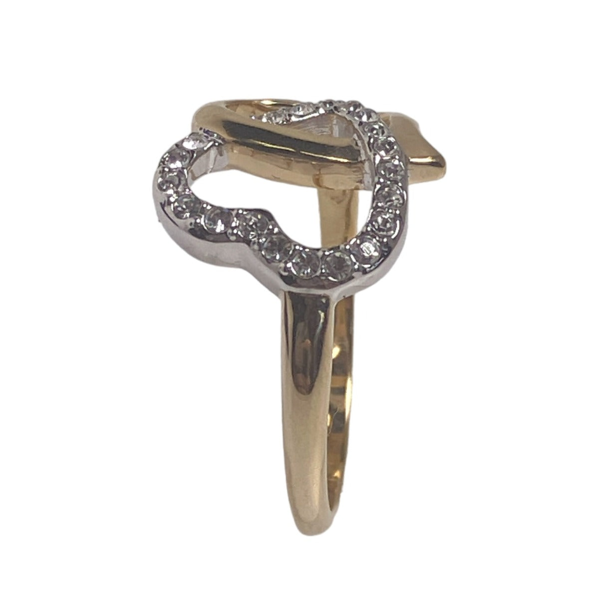 スワロフスキー SWAROVSKI リング・指輪
16号 Wハート ゴールド 【SS】
【中古】