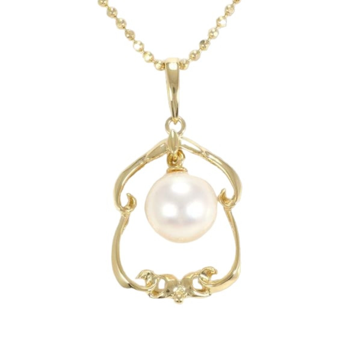 ネックレス
ネックレス パール K18 K18イエローゴールド ネックレス ゴールド 【SS】
【中古】