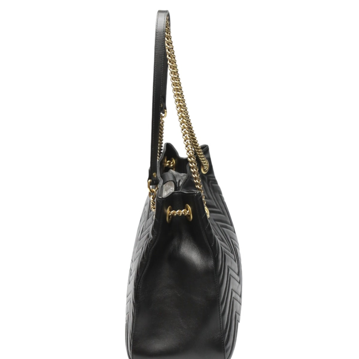 グッチ GUCCI トートバッグ
トートバック レザー GGマーモント レザー 453569 黒 【SS】
【中古】