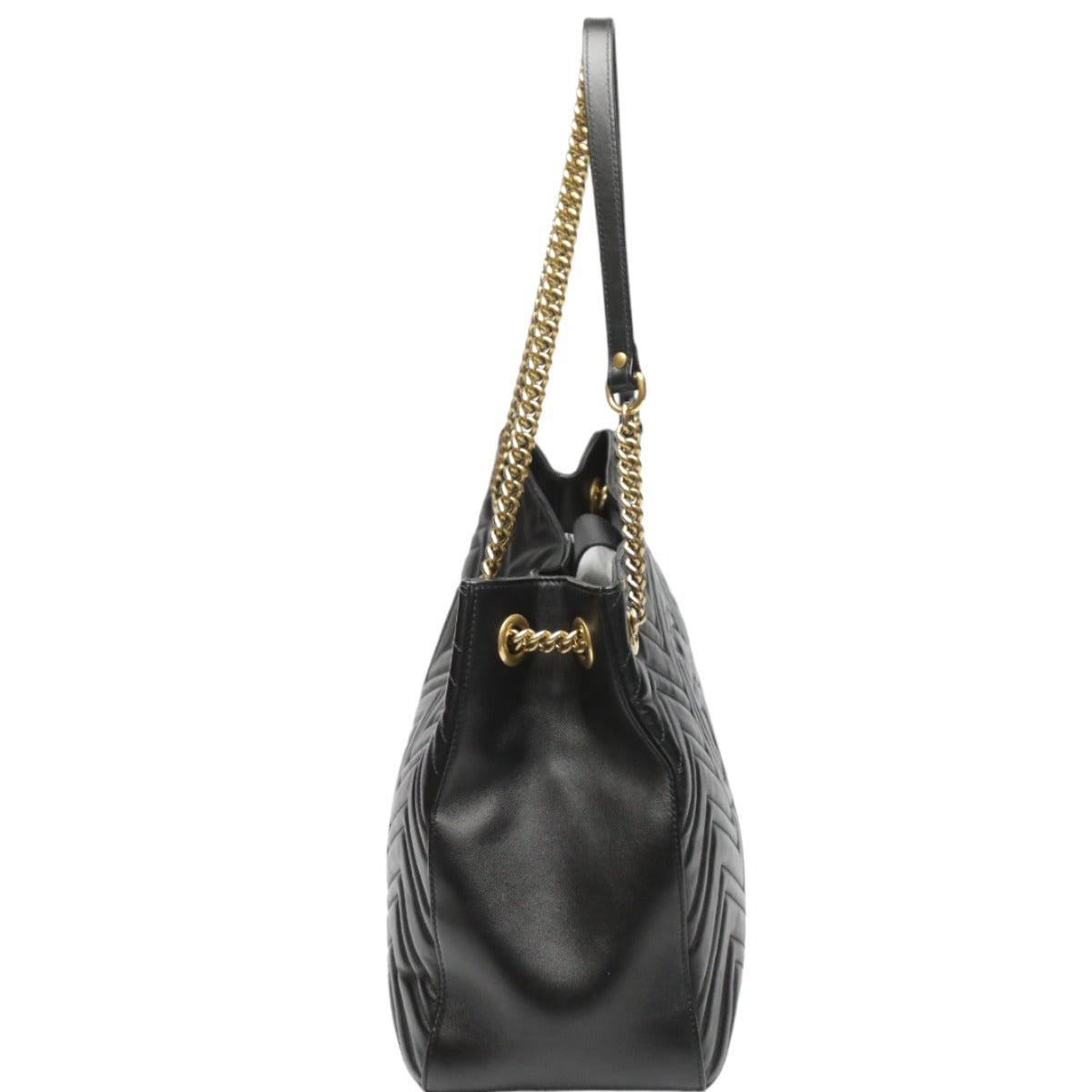 グッチ GUCCI トートバッグ
トートバック レザー GGマーモント レザー 453569 黒 【SS】
【中古】