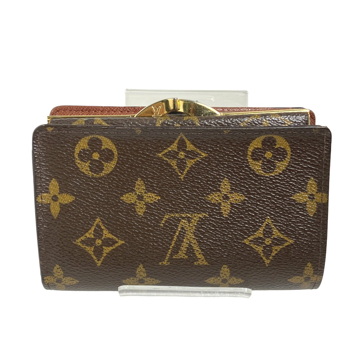 ルイヴィトン LOUIS VUITTON 二つ折り財布
カード用ポケット付がま口財布 モノグラム ポルト モネ・ビエ ヴィエノア モノグラムキャンバス M61663 ブラウン LV
【SS】
【中古】