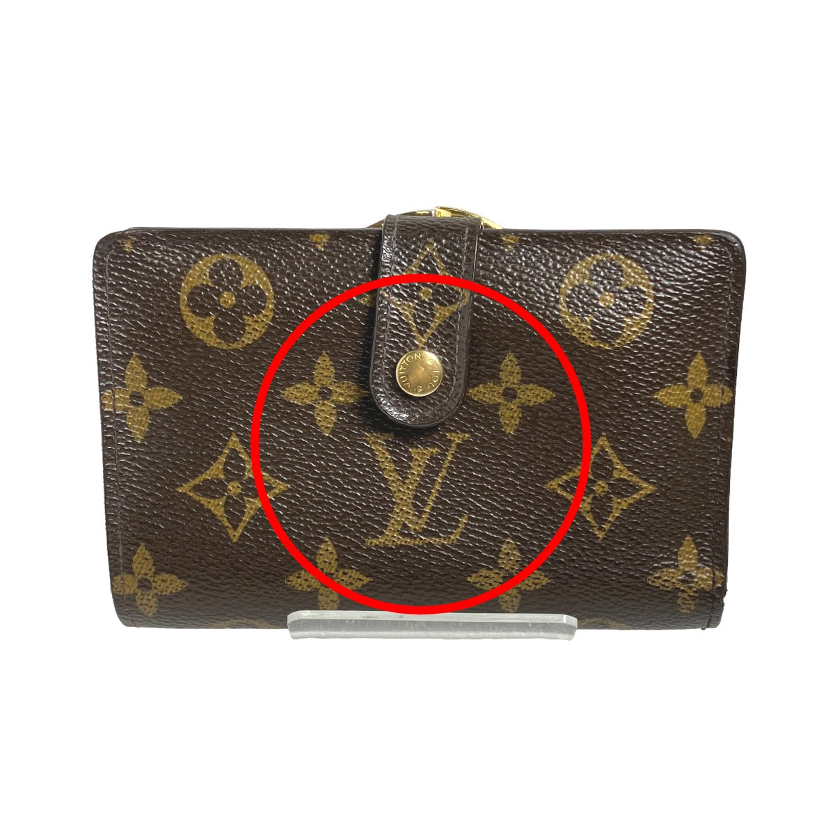 ルイヴィトン LOUIS VUITTON 二つ折り財布
カード用ポケット付がま口財布 モノグラム ポルト モネ・ビエ ヴィエノア モノグラムキャンバス M61663 ブラウン LV
【SS】
【中古】