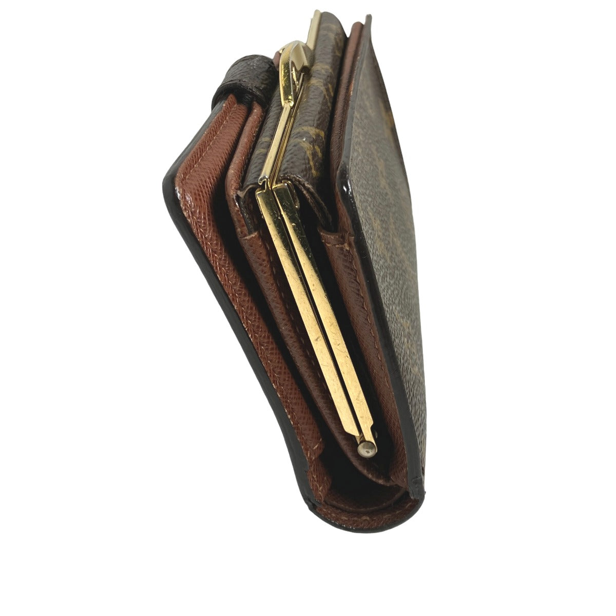 ルイヴィトン LOUIS VUITTON 二つ折り財布
カード用ポケット付がま口財布 モノグラム ポルト モネ・ビエ ヴィエノア モノグラムキャンバス M61663 ブラウン LV
【SS】
【中古】
