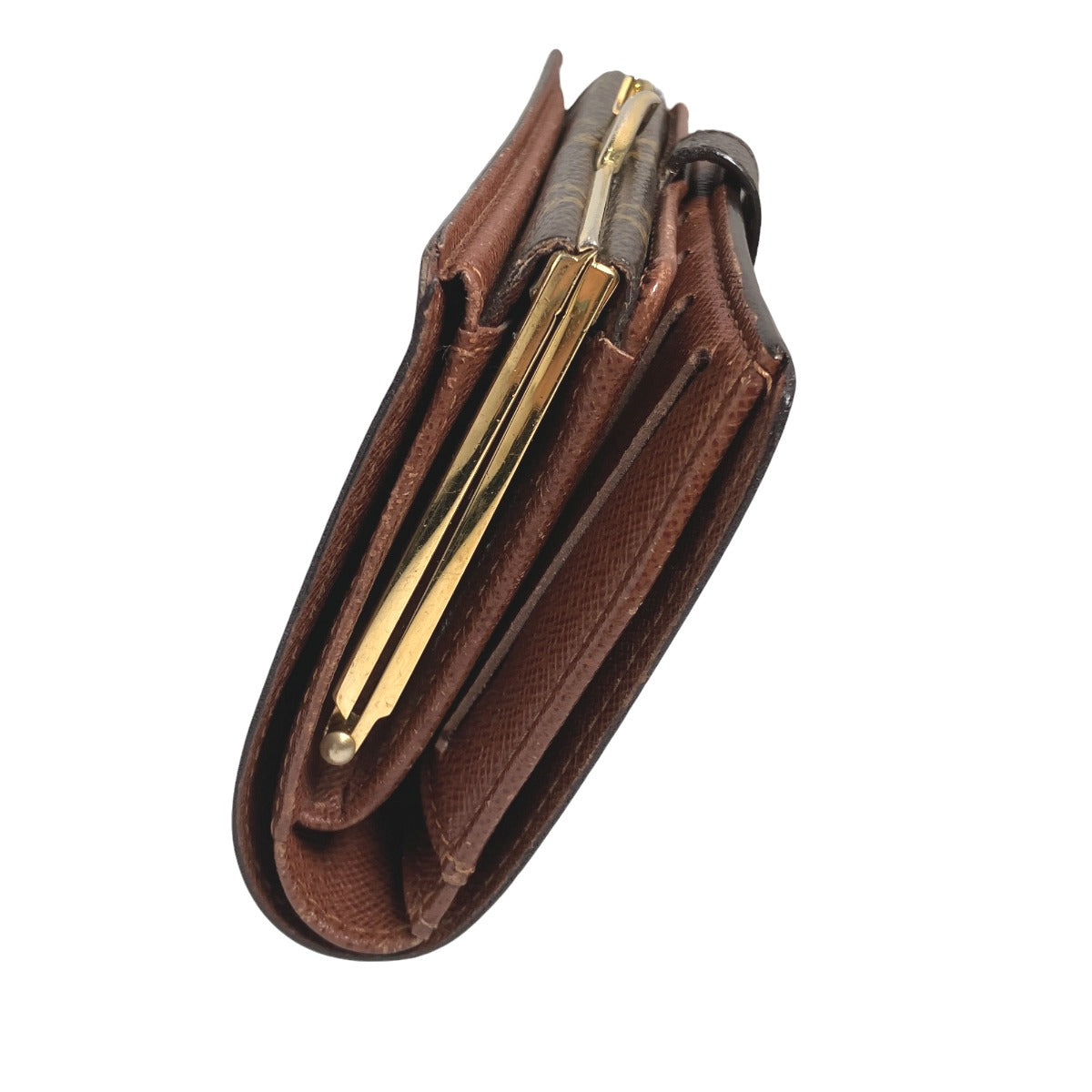 ルイヴィトン LOUIS VUITTON 二つ折り財布
カード用ポケット付がま口財布 モノグラム ポルト モネ・ビエ ヴィエノア モノグラムキャンバス M61663 ブラウン LV
【SS】
【中古】