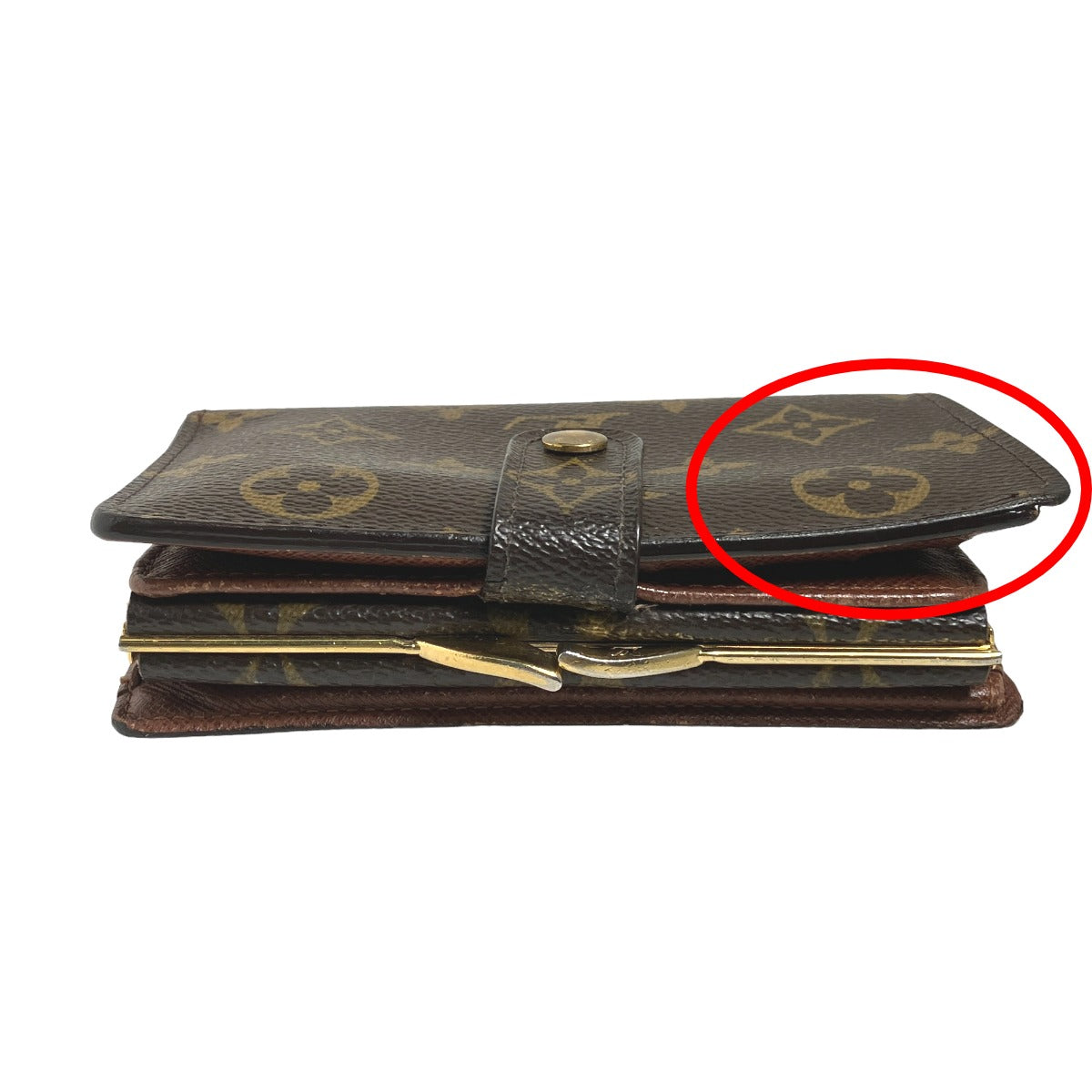 ルイヴィトン LOUIS VUITTON 二つ折り財布
カード用ポケット付がま口財布 モノグラム ポルト モネ・ビエ ヴィエノア モノグラムキャンバス M61663 ブラウン LV
【SS】
【中古】