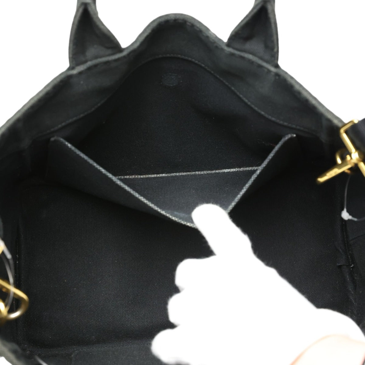プラダ PRADA トートバッグ
2wayバッグ カナパトート デニム 1BG439 ブラック 【SS】
【中古】