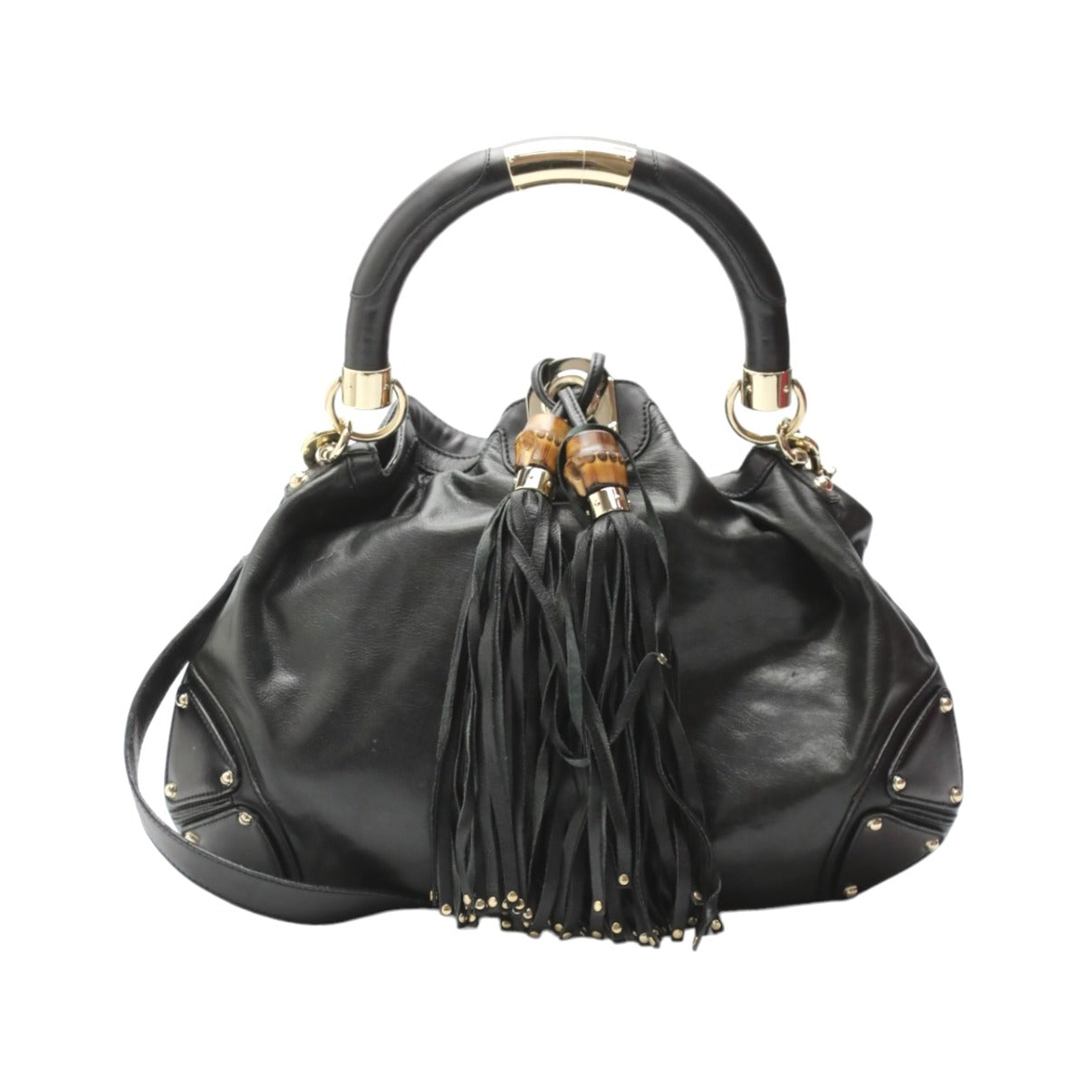 グッチ GUCCI トートバッグ
2WAYバッグ レザー インディ レザー 185566 ブラック 【SS】
【中古】