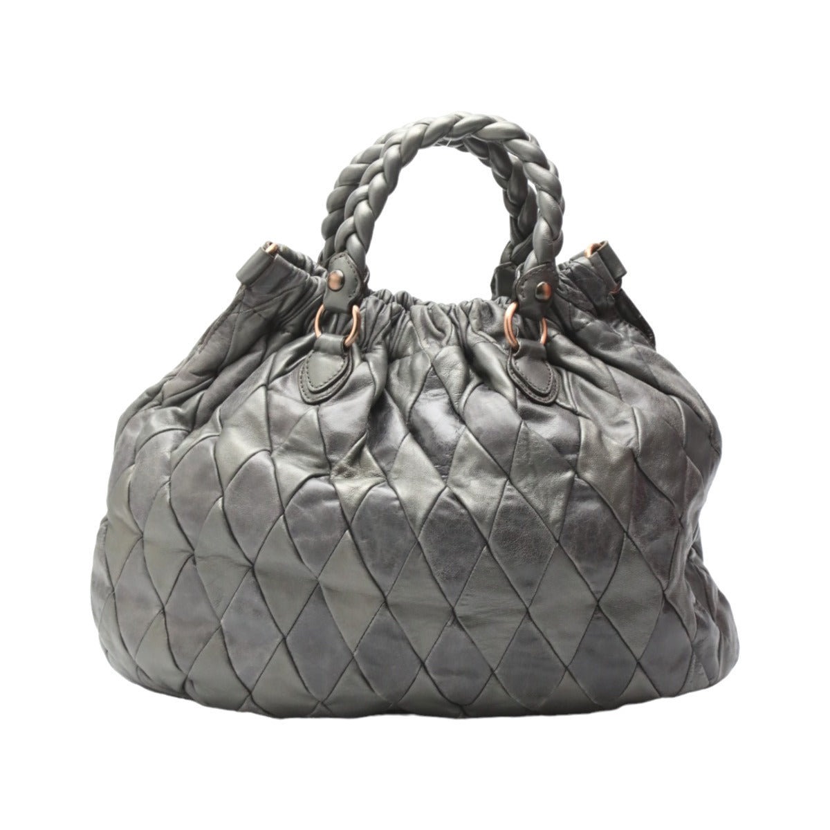 ミュウミュウ MIUMIU ショルダーバッグ
MIUMIU 2WAY キルティング カーフ グレー 【SS】
【中古】