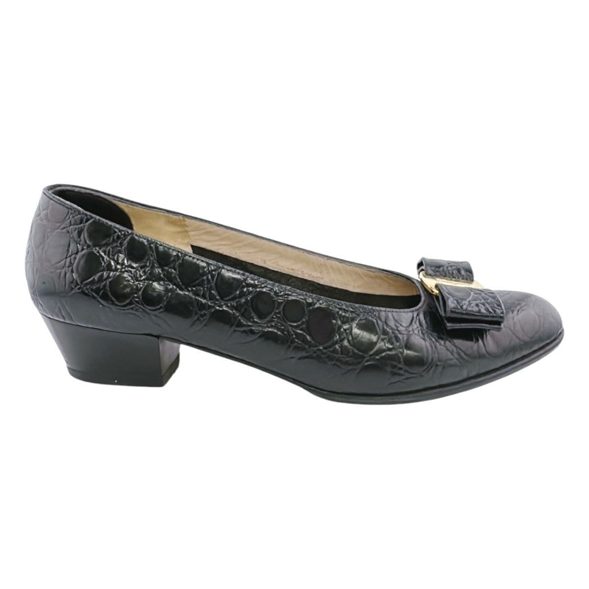 サルヴァトーレフェラガモ Salvatore Ferragamo パンプス
パンプス リボン BOUTIQUE ブラック 【SS】
【中古】