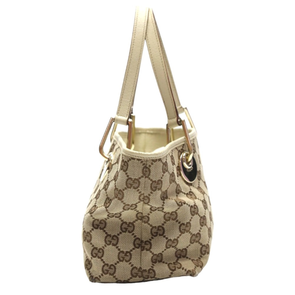 グッチ GUCCI ハンドバッグ
ミニトートバッグ GGキャンバス 120844 GGキャンバス ベージュ 【SS】
【中古】