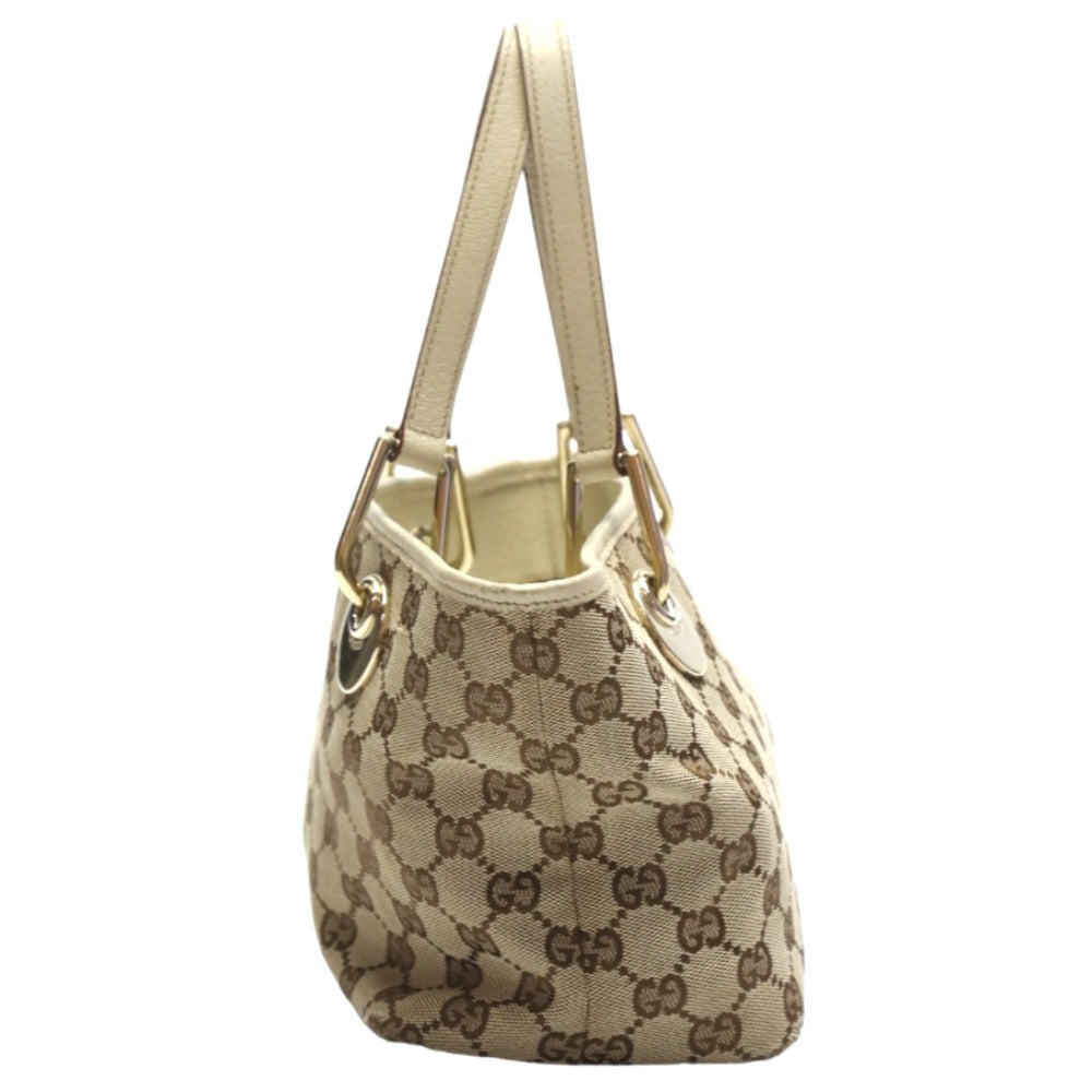 グッチ GUCCI ハンドバッグ
ミニトートバッグ GGキャンバス 120844 GGキャンバス ベージュ 【SS】
【中古】