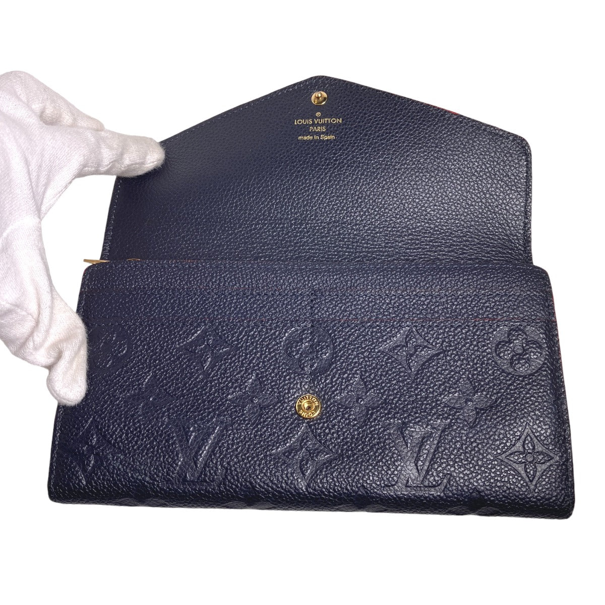 ルイヴィトン LOUIS VUITTON 長財布
ポルトフォイユ サラ アンプラント カードケース付小銭入 モノグラムアンプラント M62125 マリーヌルージュ LV
【SS】
【中古】
