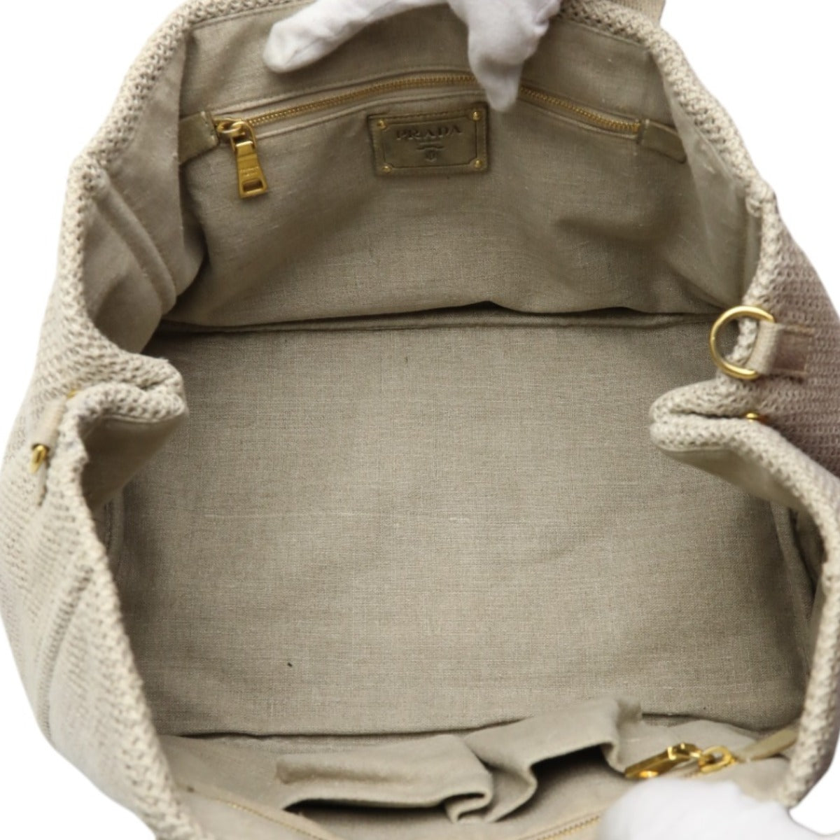 プラダ PRADA トートバッグ
2WAYバッグ キャンバス カナパトート キャンバス ベージュ 【SS】
【中古】
