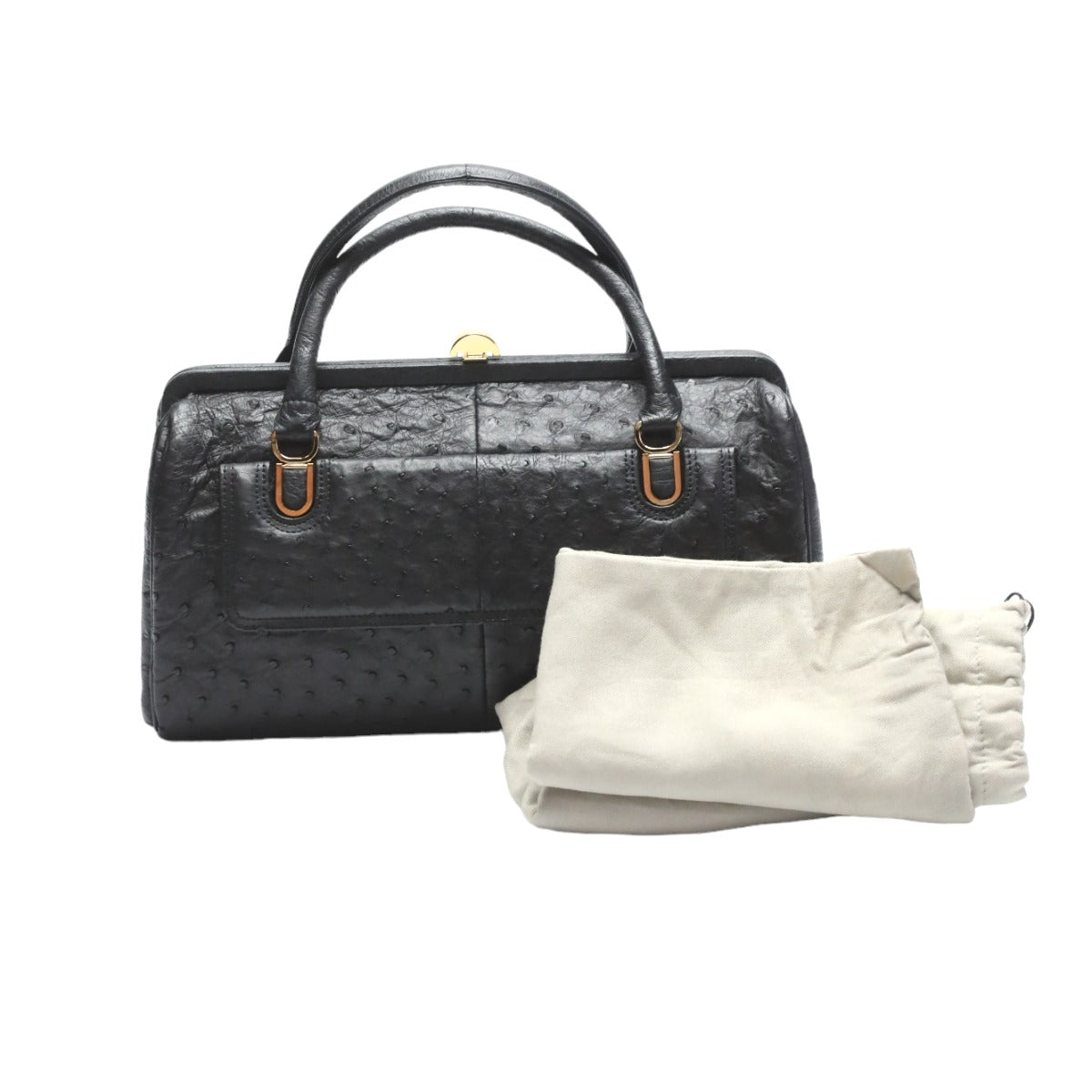オーストリッチ ostrich ハンドバッグ
ハンドバッグ TOHPO フルポイント オーストリッチ ブラック 【SS】
【中古】