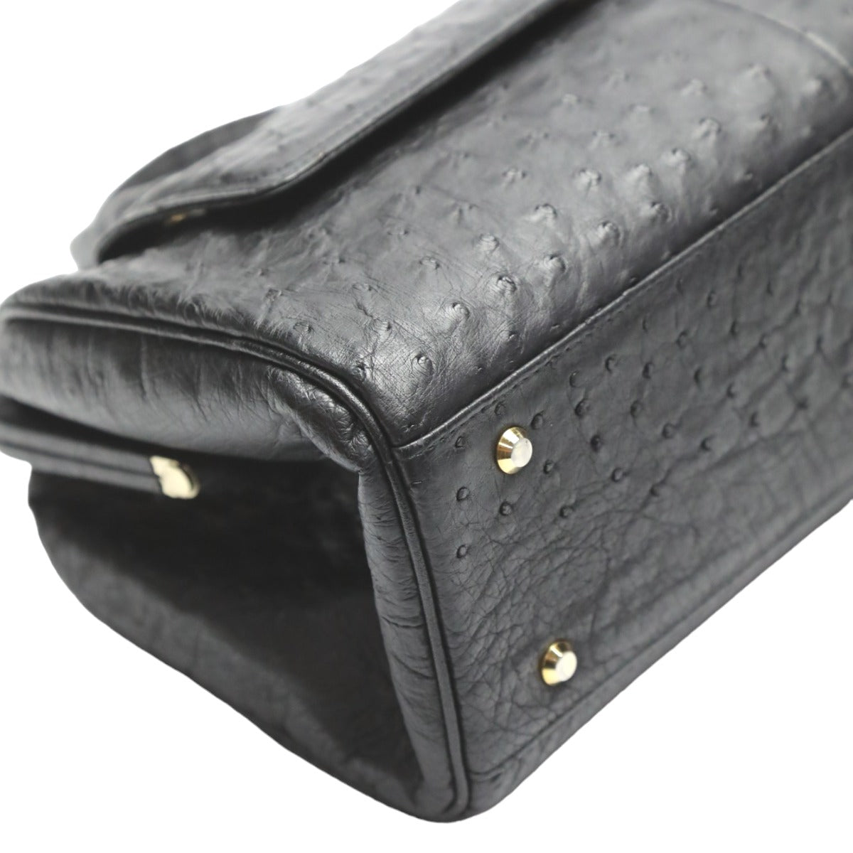 オーストリッチ ostrich ハンドバッグ
ハンドバッグ TOHPO フルポイント オーストリッチ ブラック 【SS】
【中古】