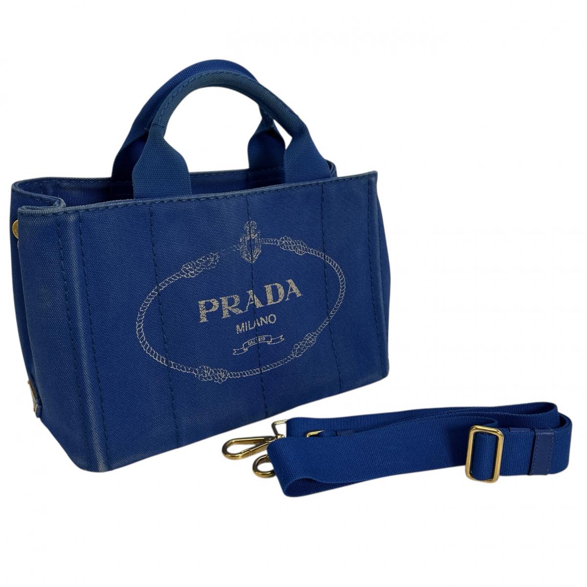 プラダ PRADA トートバッグ
ショルダーバッグ トートミニ カナパ デニム B2439G ブルー 【SS】
【中古】