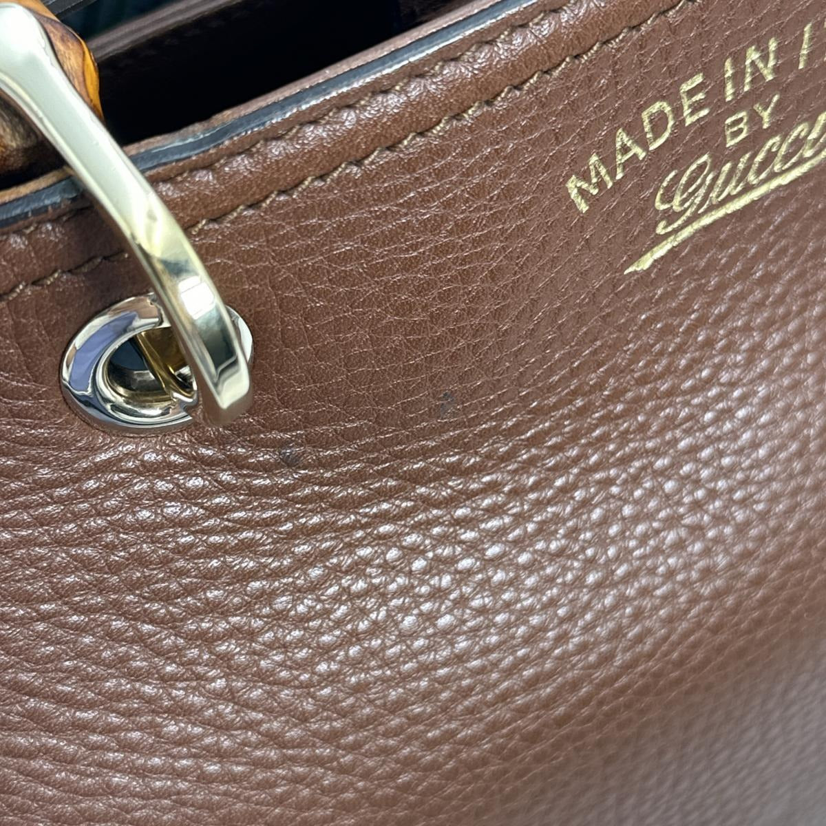 グッチ GUCCI ハンドバッグ
バンブー レザー 2wayバッグ レザー 336032 ブラウン 【SS】
【中古】