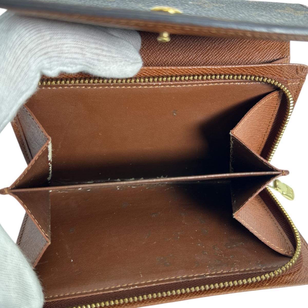 ルイヴィトン LOUIS VUITTON 二つ折り財布
L字ファスナー モノグラム ポルトモネビエ・トレゾール モノグラムキャンバス M61730 ブラウン LV
【SS】
【中古】