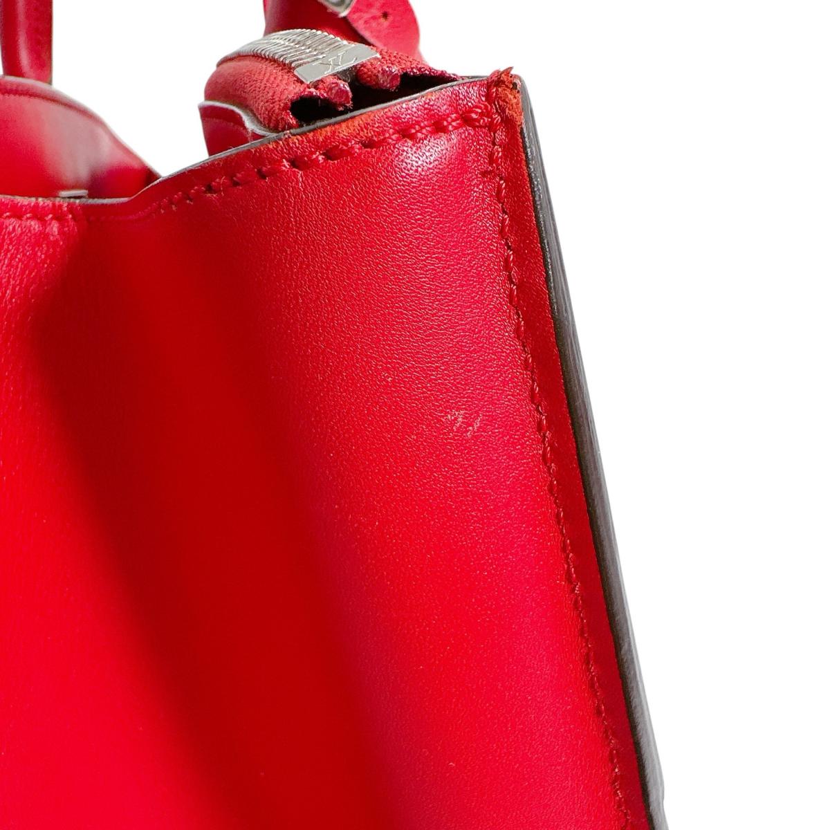 ルイヴィトン LOUIS VUITTON ハンドバッグ
 ハンドバッグ アンフィニ シティスティーマーPM カーフ M53029 レッド LV
 【SS】
 【中古】