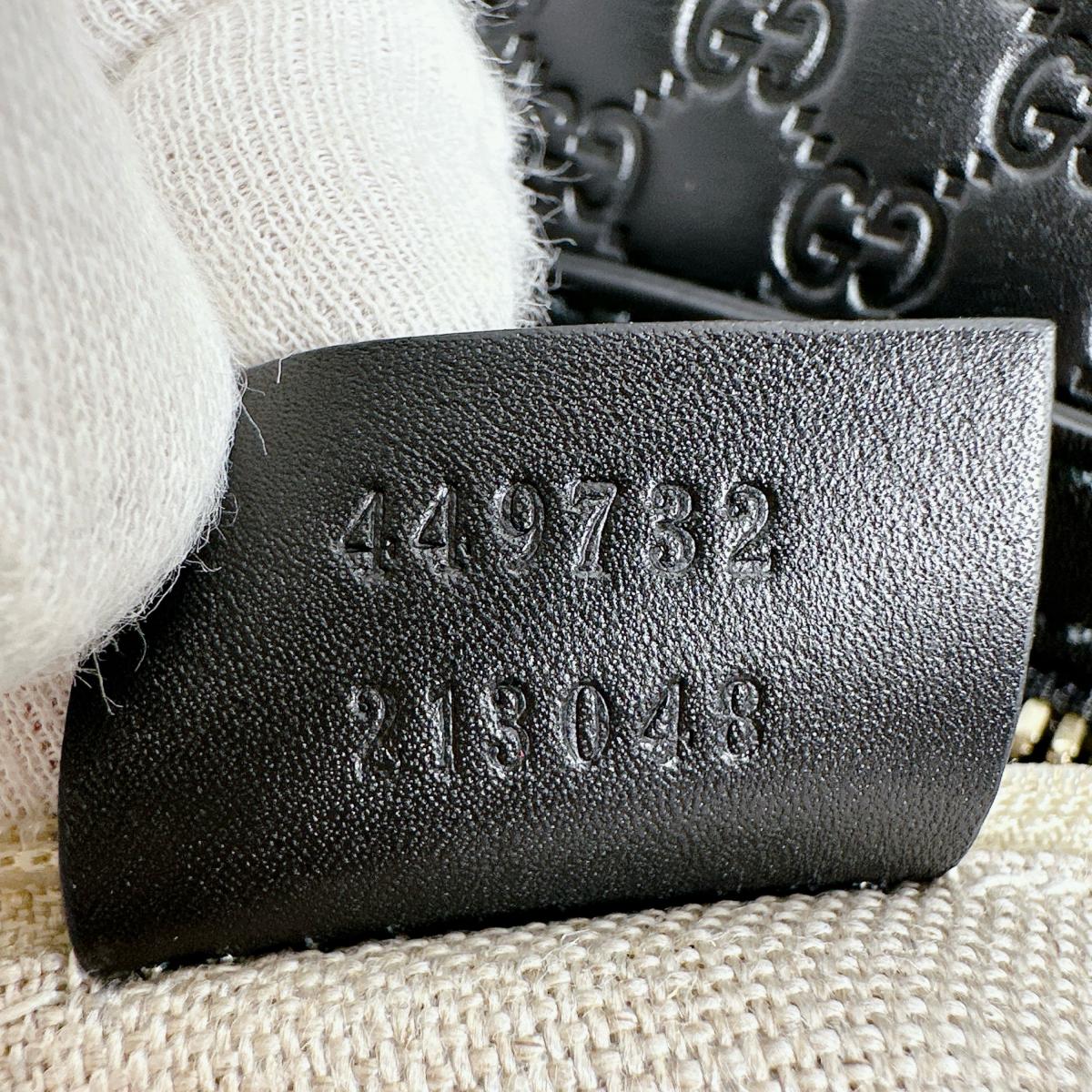 グッチ GUCCI ショルダーバッグ
ワンショルダーバッグ グッチシマ マイクロ レザー 449732 ブラック 【SS】
【中古】