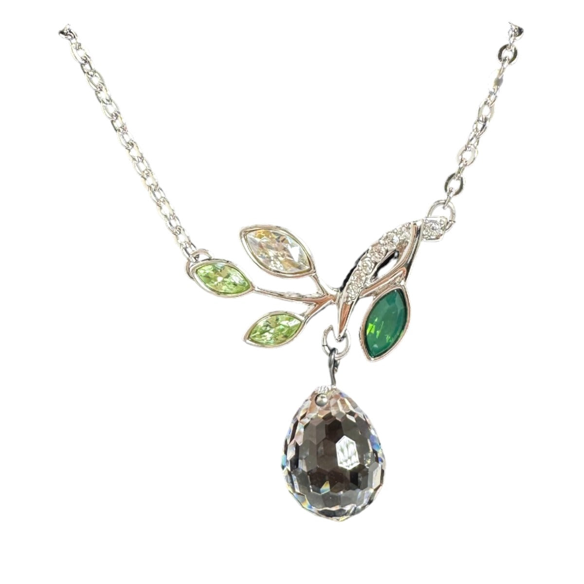 スワロフスキー SWAROVSKI ネックレス
ネックレス リーフモチーフ ラインストーン シルバー 【SS】
【中古】