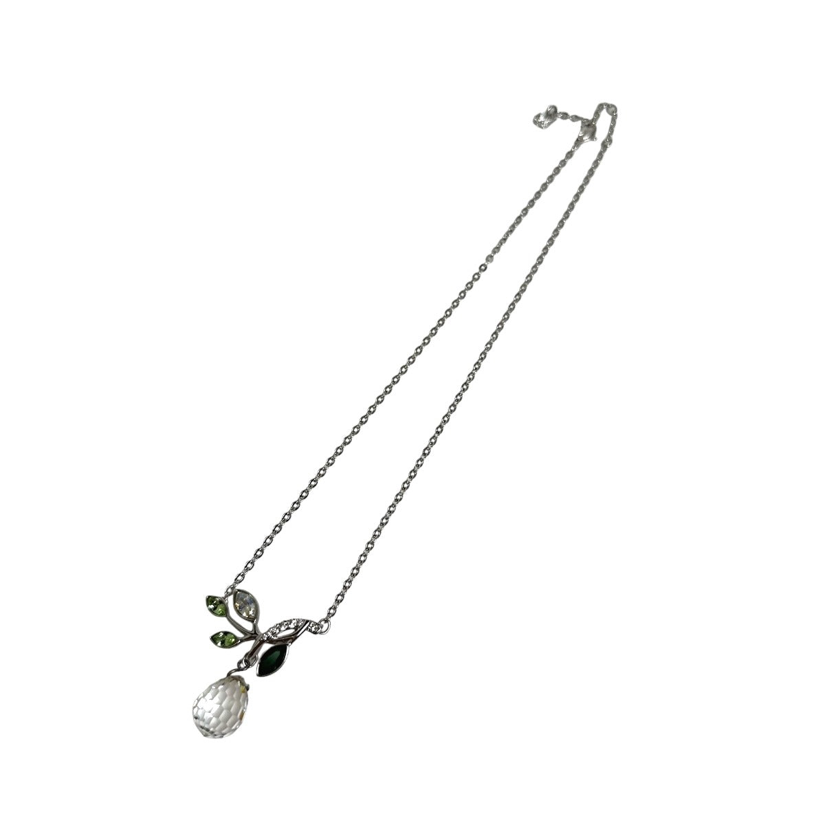 スワロフスキー SWAROVSKI ネックレス
ネックレス リーフモチーフ ラインストーン シルバー 【SS】
【中古】