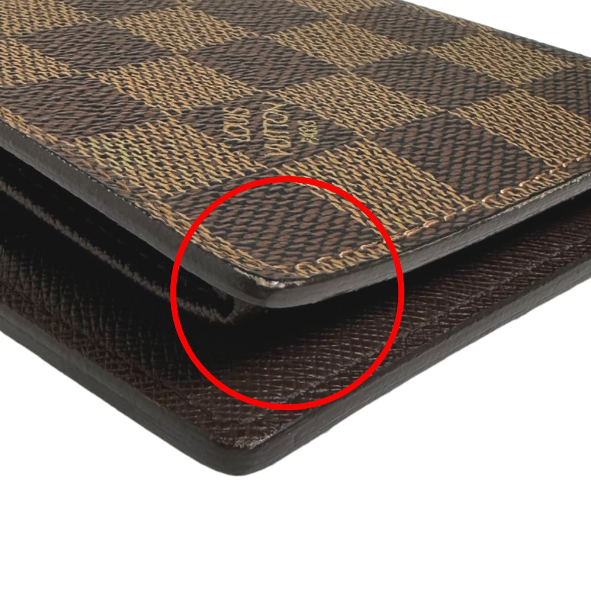 ルイヴィトン LOUIS VUITTON 二つ折り財布
カード用ポケット付2つ折財布 ダミエ ポルトフォイユ・マルコ ダミエキャンバス N61675 ブラウン LV
【SS】
【中古】