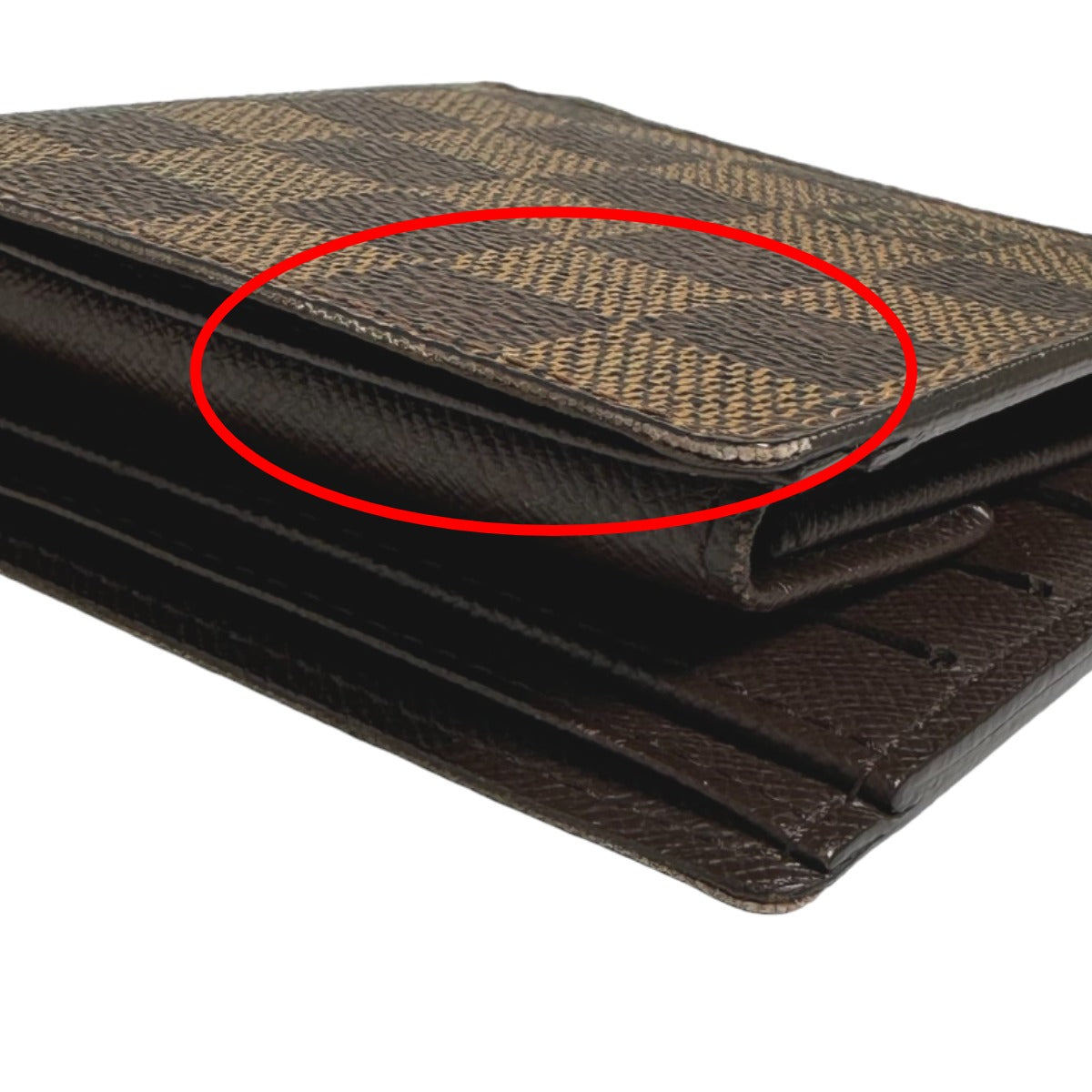 ルイヴィトン LOUIS VUITTON 二つ折り財布
カード用ポケット付2つ折財布 ダミエ ポルトフォイユ・マルコ ダミエキャンバス N61675 ブラウン LV
【SS】
【中古】