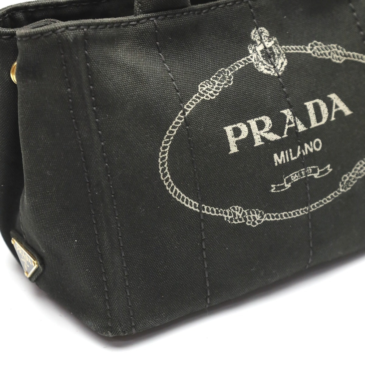 プラダ PRADA トートバッグ
ハンドバック カナパ カナパトート キャンバス 1BG439 ブラック 【SS】
【中古】