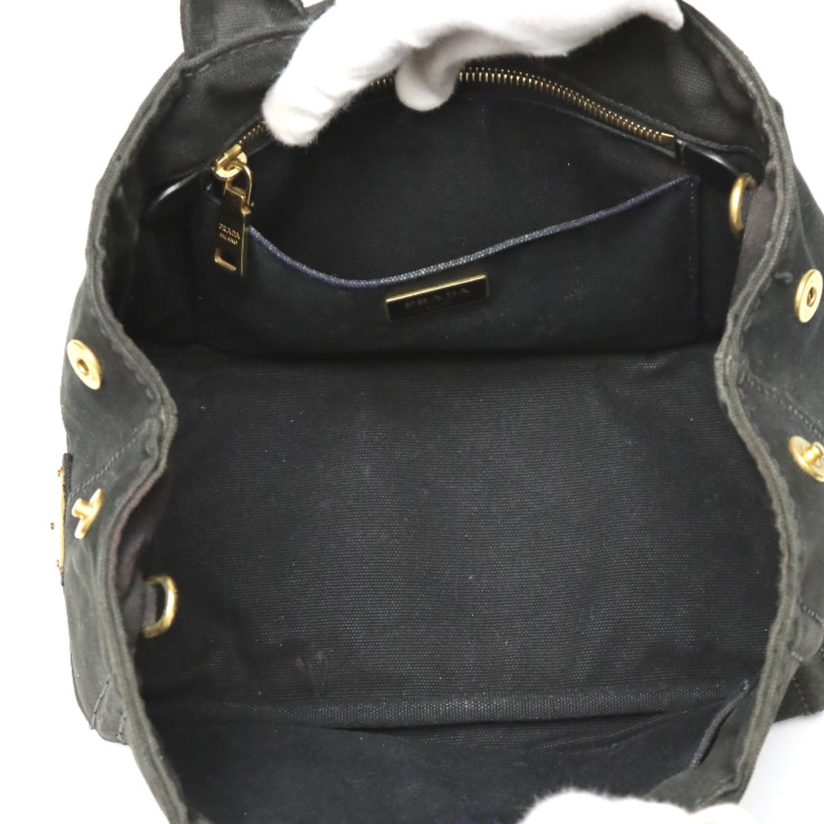 プラダ PRADA トートバッグ
ハンドバック カナパ カナパトート キャンバス 1BG439 ブラック 【SS】
【中古】