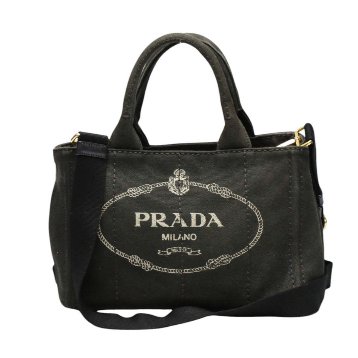 プラダ PRADA トートバッグ
ハンドバック カナパ カナパトート キャンバス 1BG439 ブラック 【SS】
【中古】