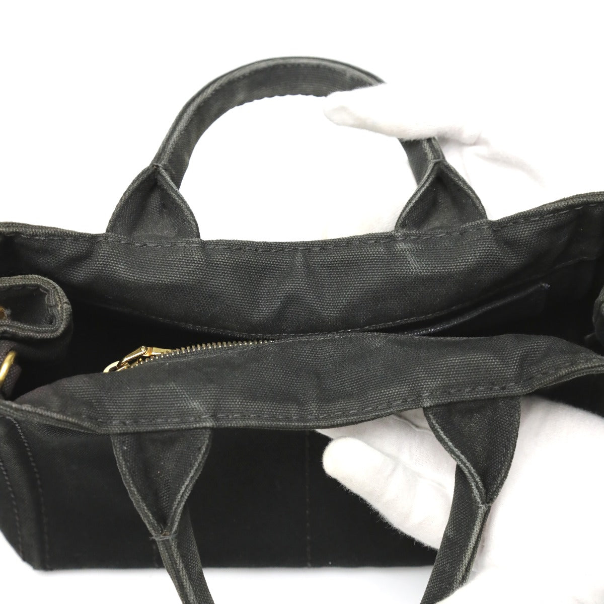 プラダ PRADA トートバッグ
ハンドバック カナパ カナパトート キャンバス 1BG439 ブラック 【SS】
【中古】